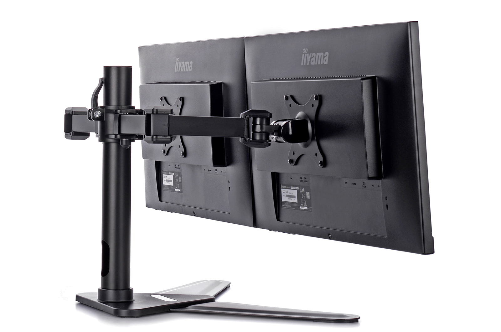 מעמד שולחני לשני מסכים IIYAMA Dual Monitor Arm 10''-30'' Stand