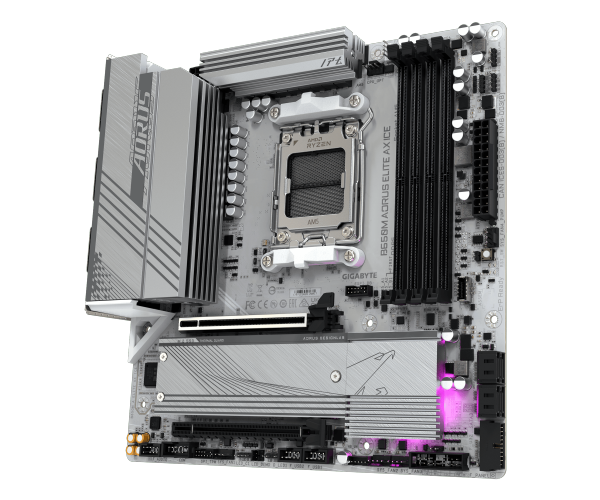לוח אם Gigabyte B650M A ELITE AX ICE