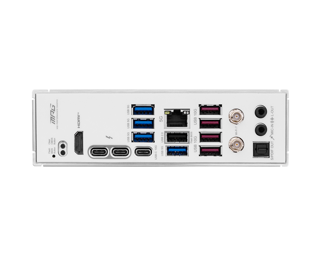 לוח אם לבן MSI MPG Z890 EDGE TI WIFI
