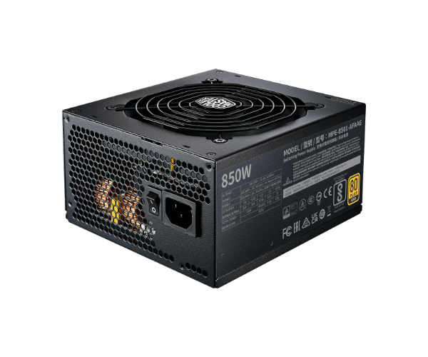 ספק כח CoolerMaster MWE V2 850W PCIE5 Gold