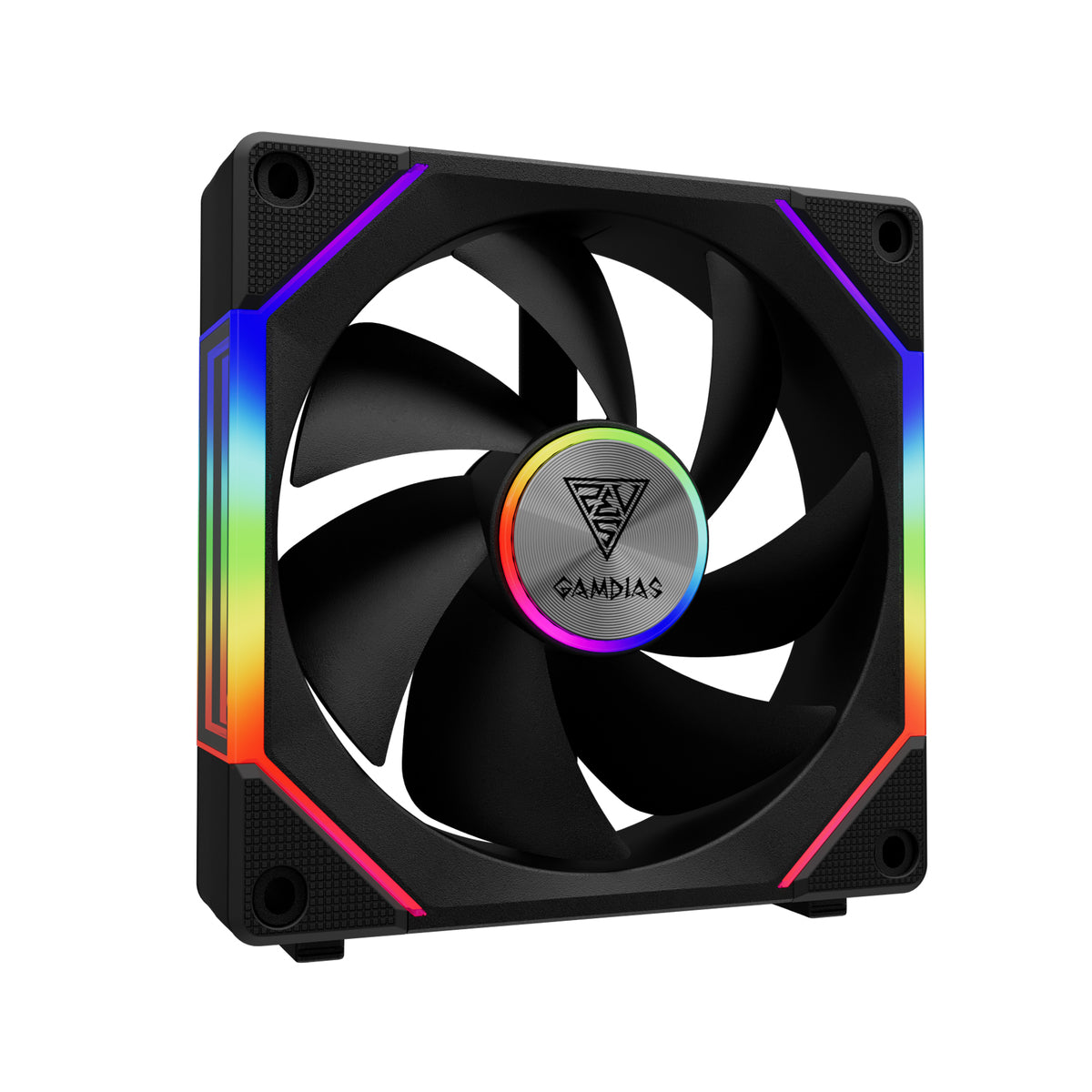 ערכת שלושה מאווררים למארז Gamdias Aeolus P2-1203 120mm ARGB