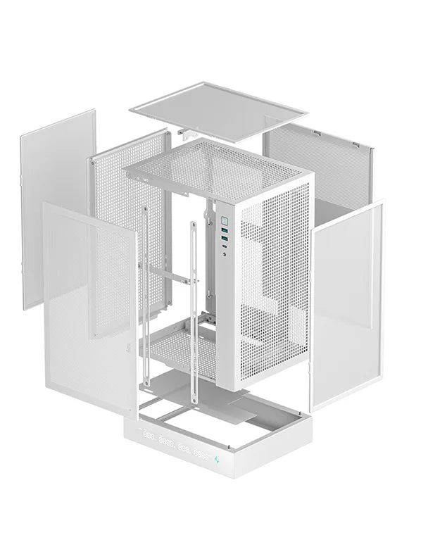 מארז לבן DeepCool CH170 Digital White