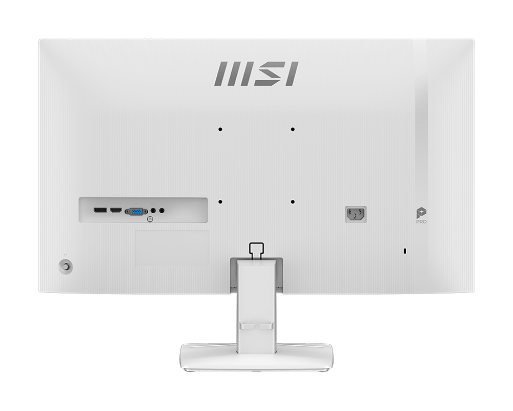 מסך לבן MSI MP275 E2 27'' IPS FHD 120Hz VGA HDMI DP SPK 3Y-OS