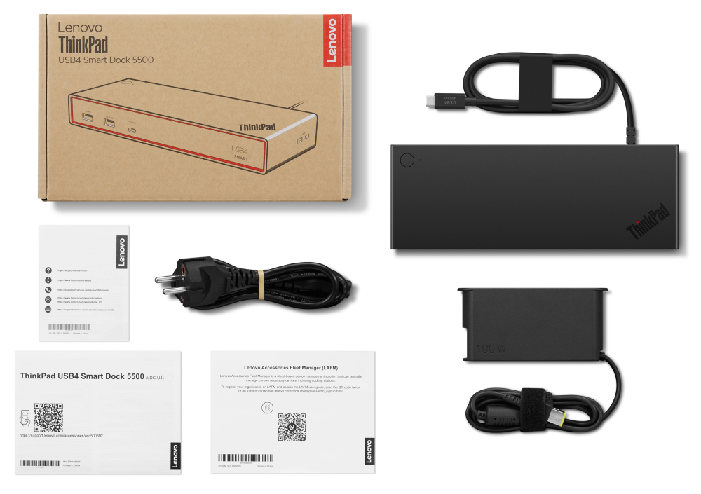 תחנת עגינה Lenovo ThinkPad USB4 Smart Dock 5500
