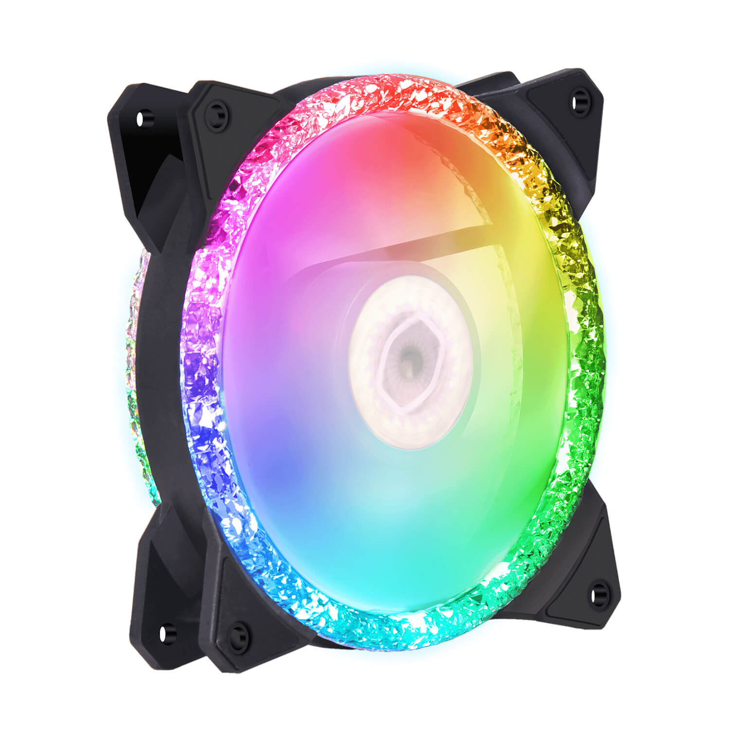 מאוורר למארז CoolerMaster MasterFan MF120 Prismatic 120mm