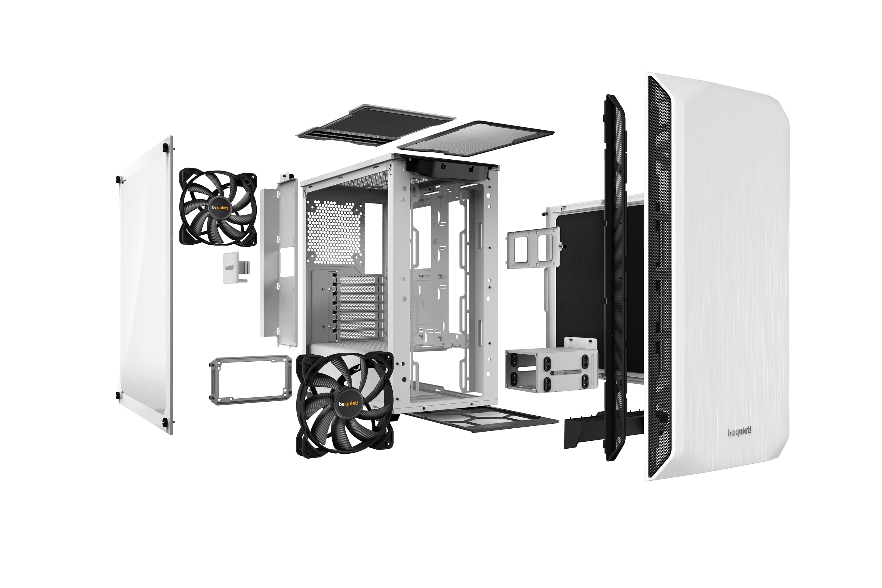 מארז לבן be quiet! PURE BASE 500 Window White