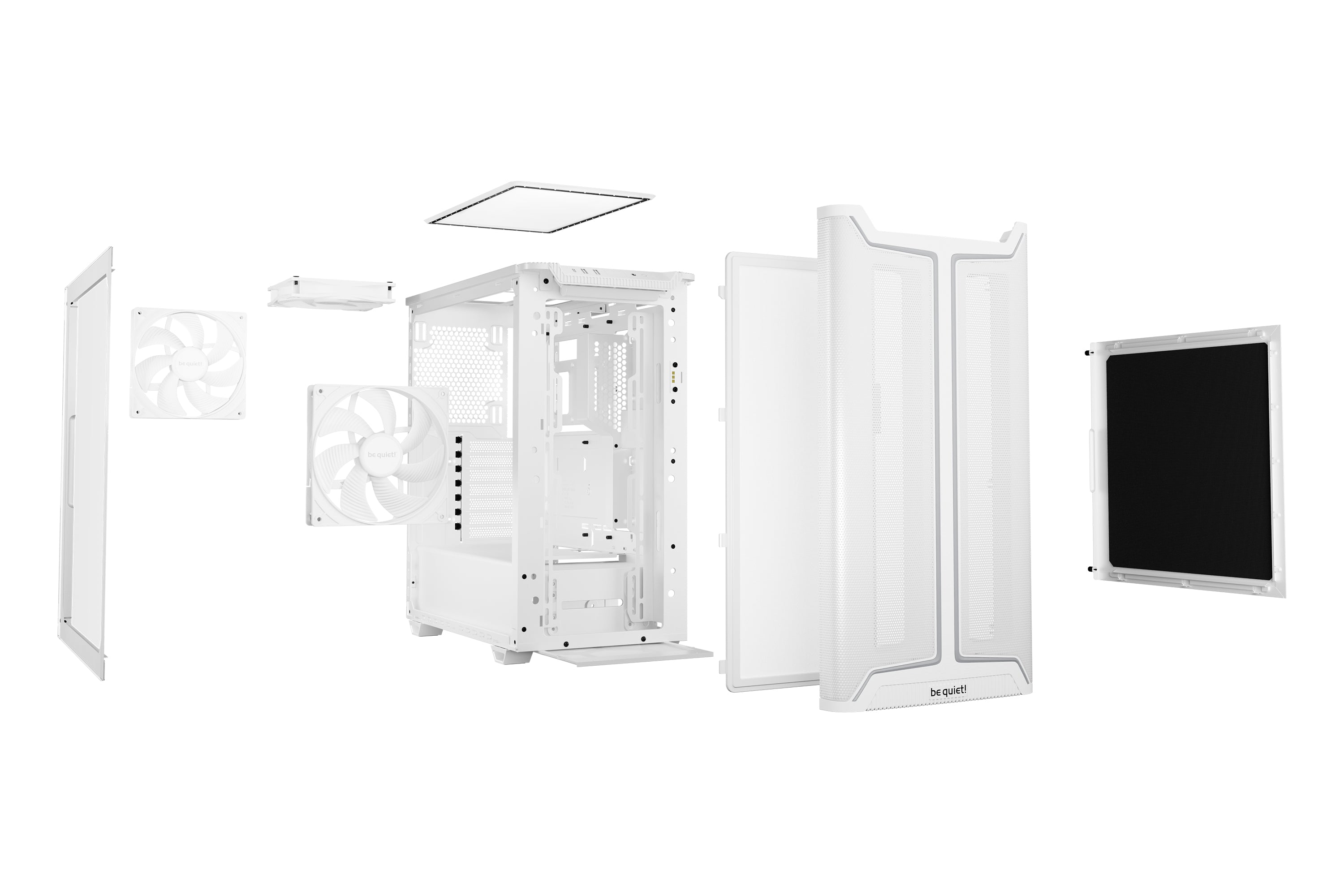 מארז לבן be quiet! PURE BASE 501 DX ARGB White