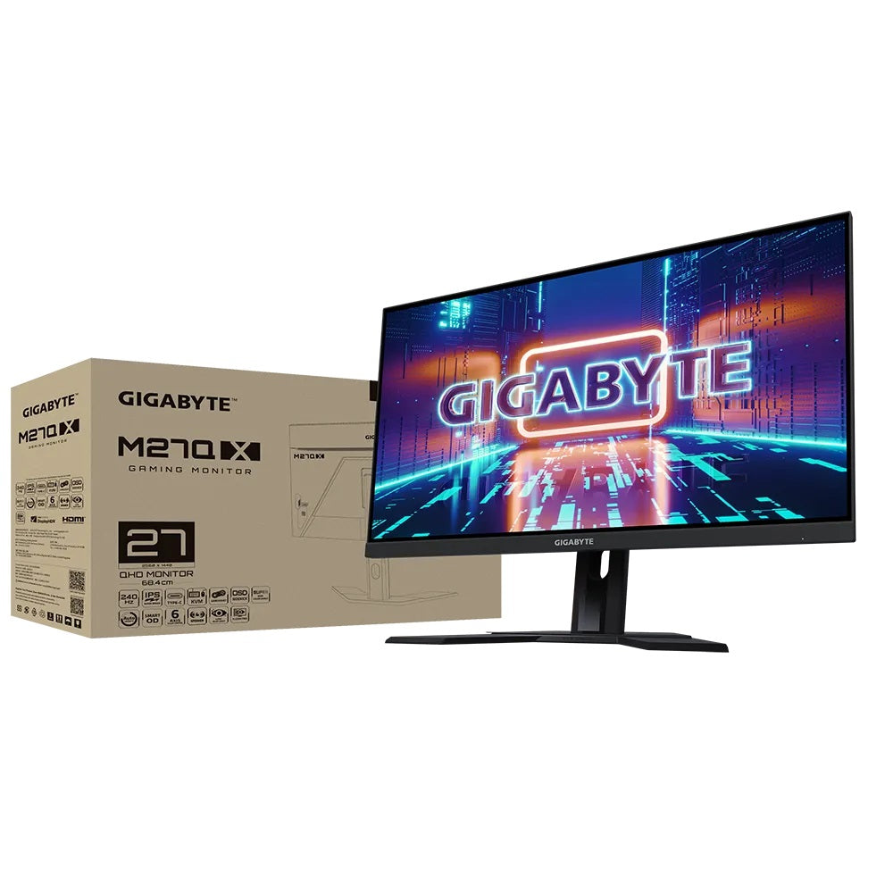 מסך גיימינג Gigabyte M27Q-X 27" IPS 2K QHD 240Hz 1ms