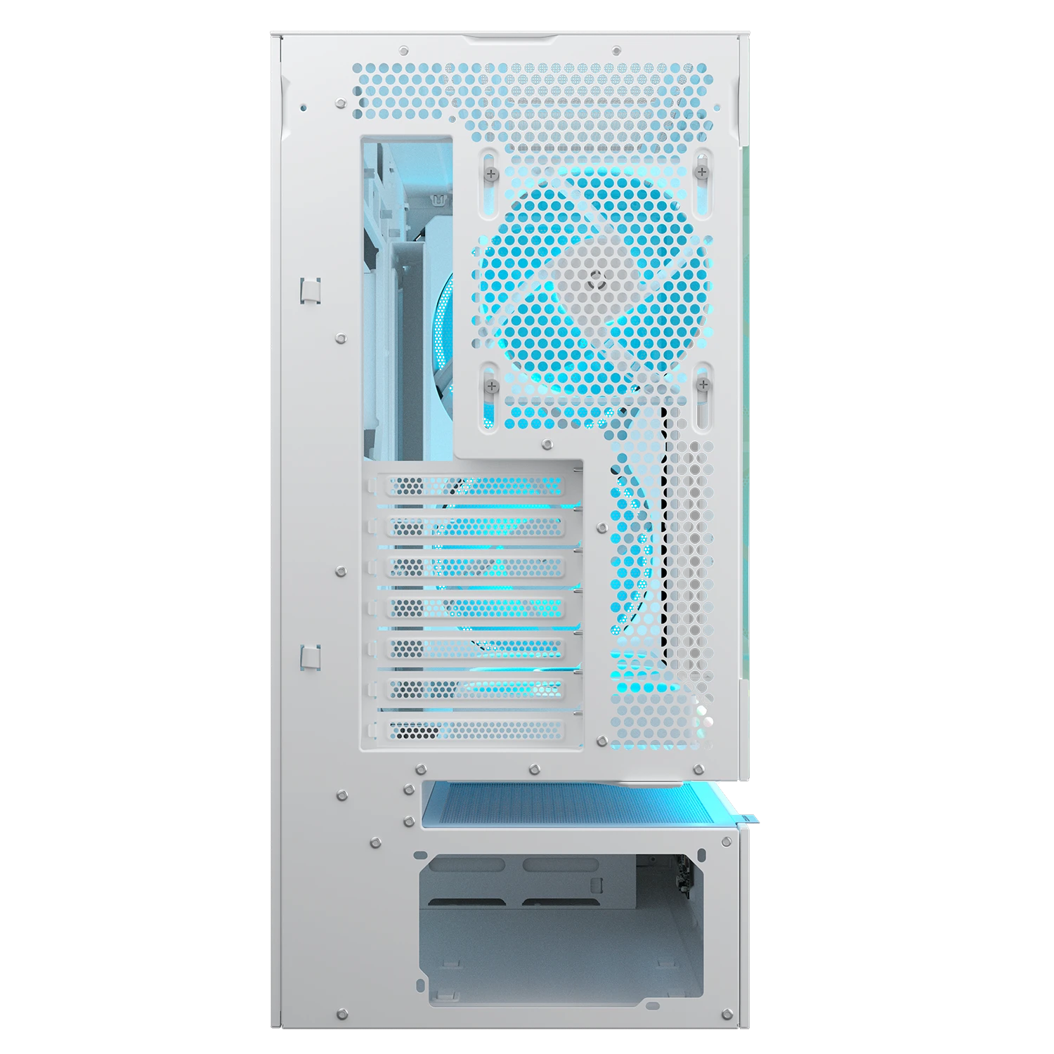 מארז לבן Cougar CFV235 Mesh Vision LCD White