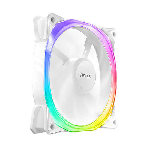 מאוורר למארז בצבע לבן Antec Fusion 120 ARGB 120mm White Fan