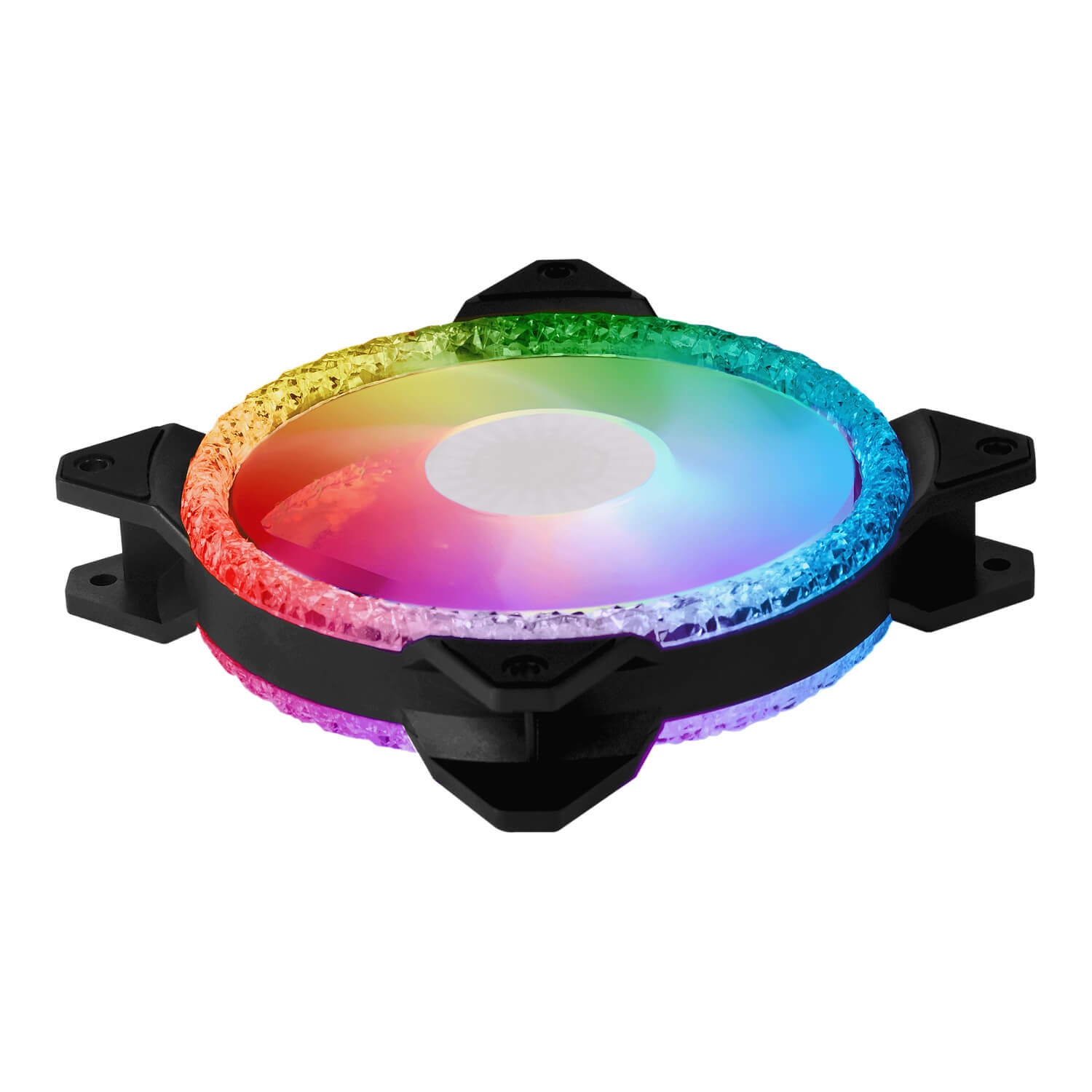 מאוורר למארז CoolerMaster MasterFan MF120 Prismatic 120mm