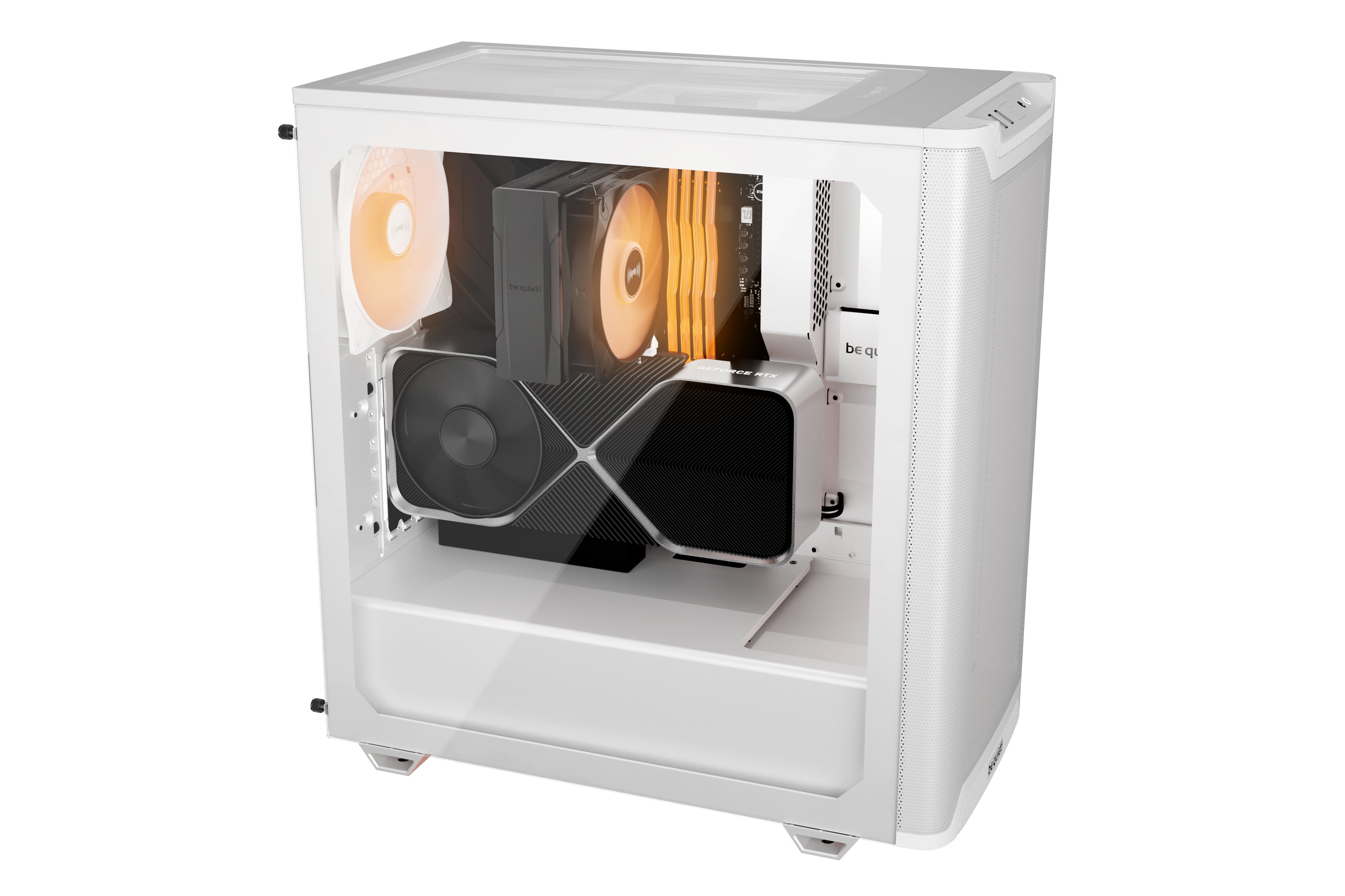 מארז לבן be quiet! PURE BASE 501 LX ARGB White