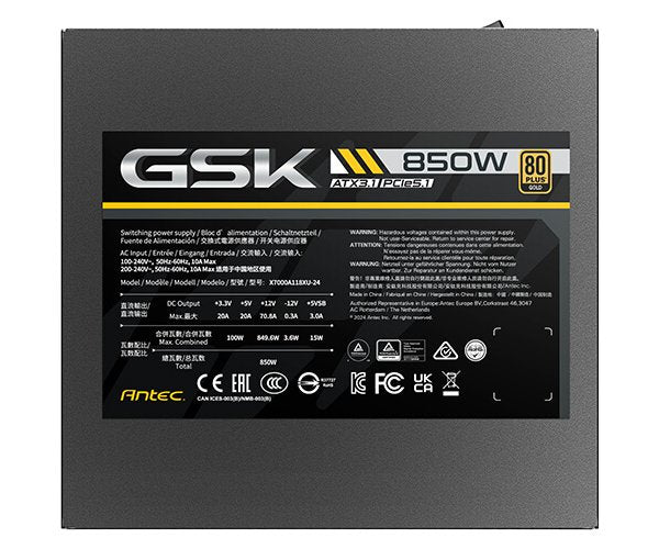 ספק כוח Antec GSK 850 850W