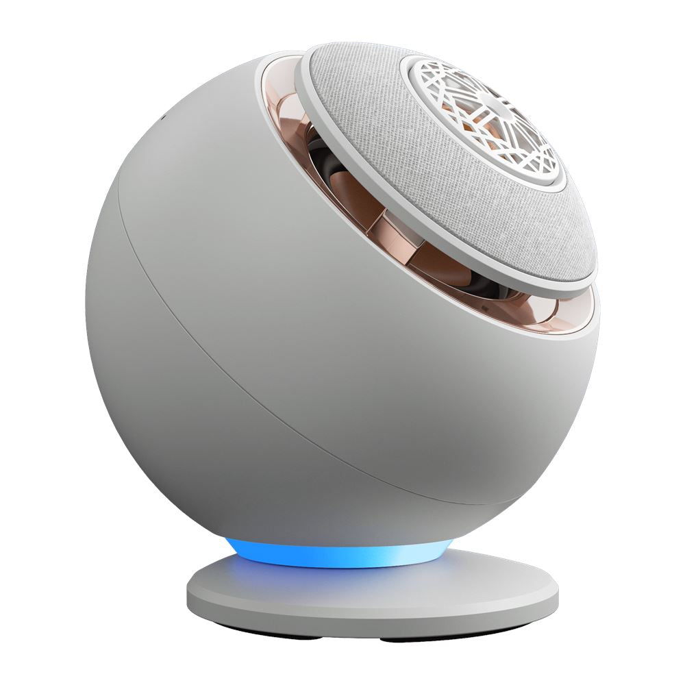 רמקולים בצבע לבן Creative Pebble Nova Premium 2.0 USB-C Coaxial White