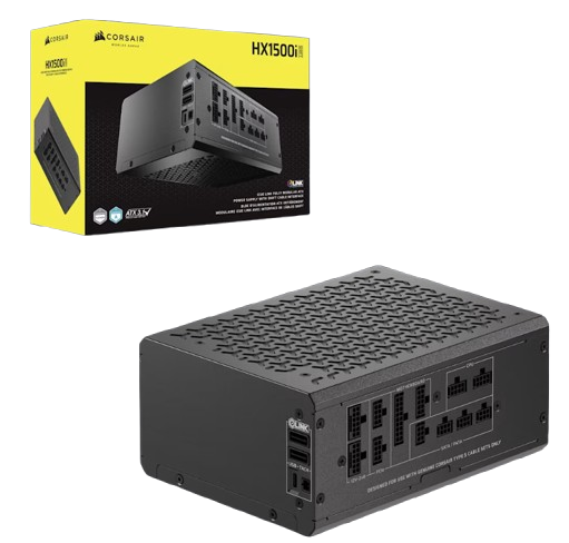 ספק כוח Corsair HX1500i SHIFT 1500W Platinum Fully modular