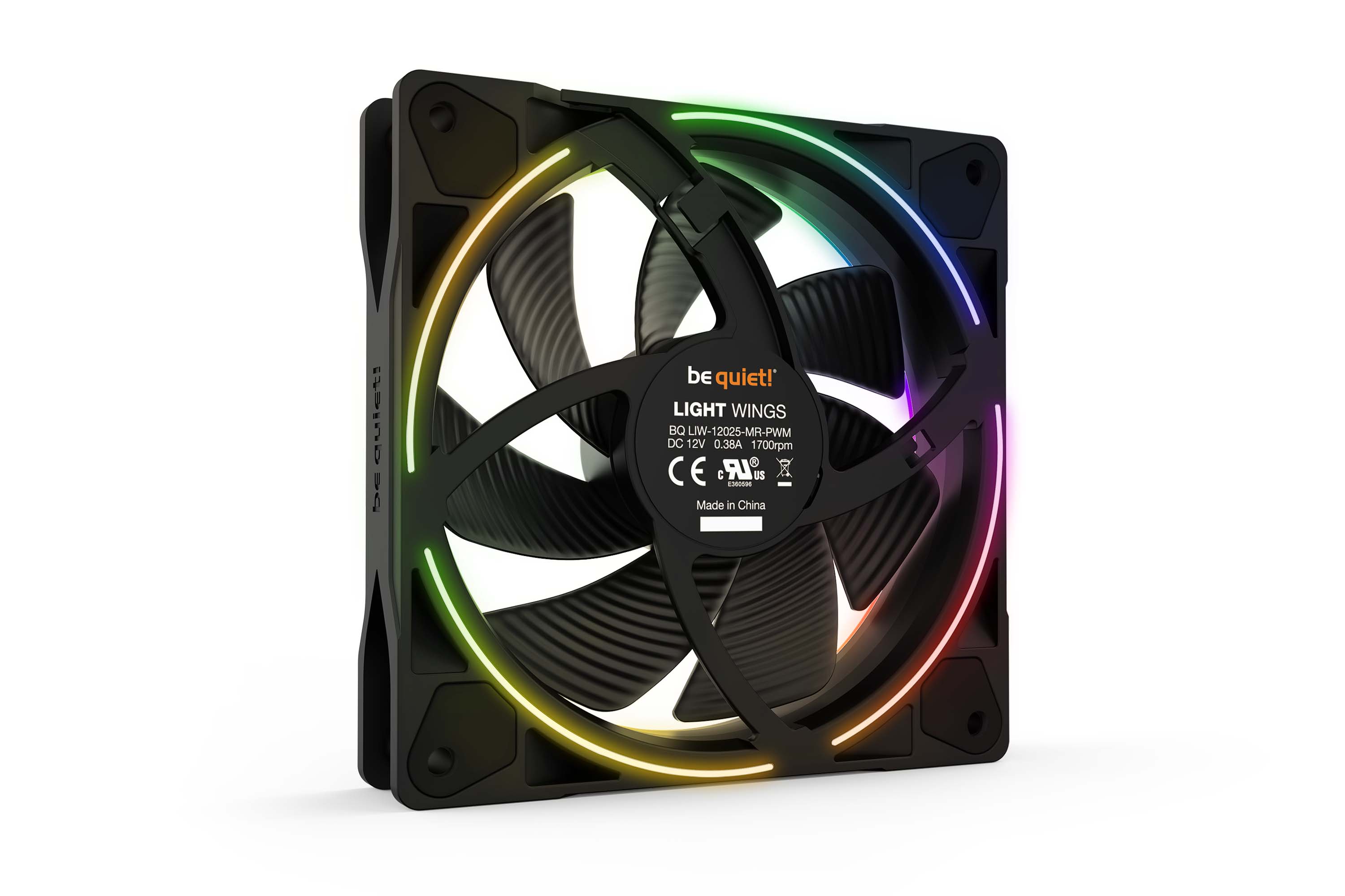 מאוורר למארז Be Quiet! Light Wings PWM 120mm High-Speed