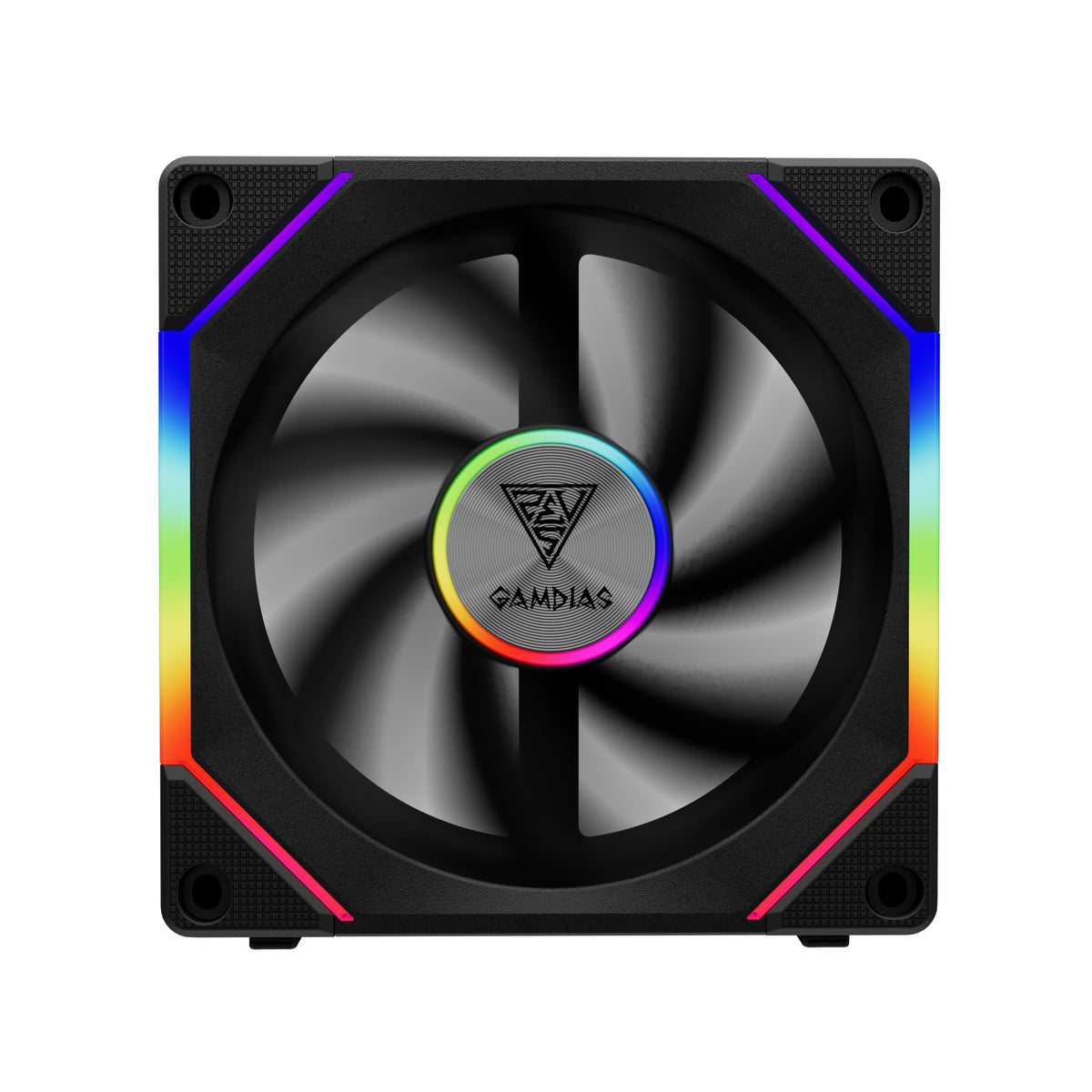ערכת שלושה מאווררים למארז Gamdias Aeolus P2-1203 120mm ARGB