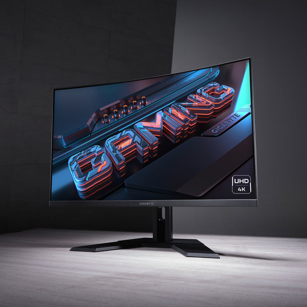 מסך גיימינג קעור Gigabyte M32UC 31.5" VA 4K UHD 144Hz 1ms