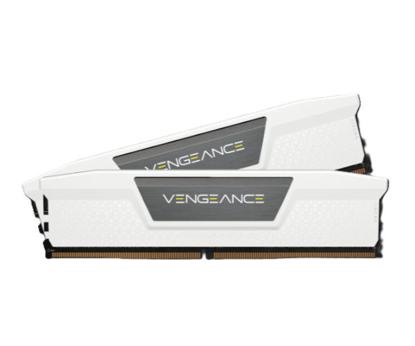 זיכרון לנייח בצבע לבן Corsair Vengeance 32GB 2X16 DDR5 6000Mhz