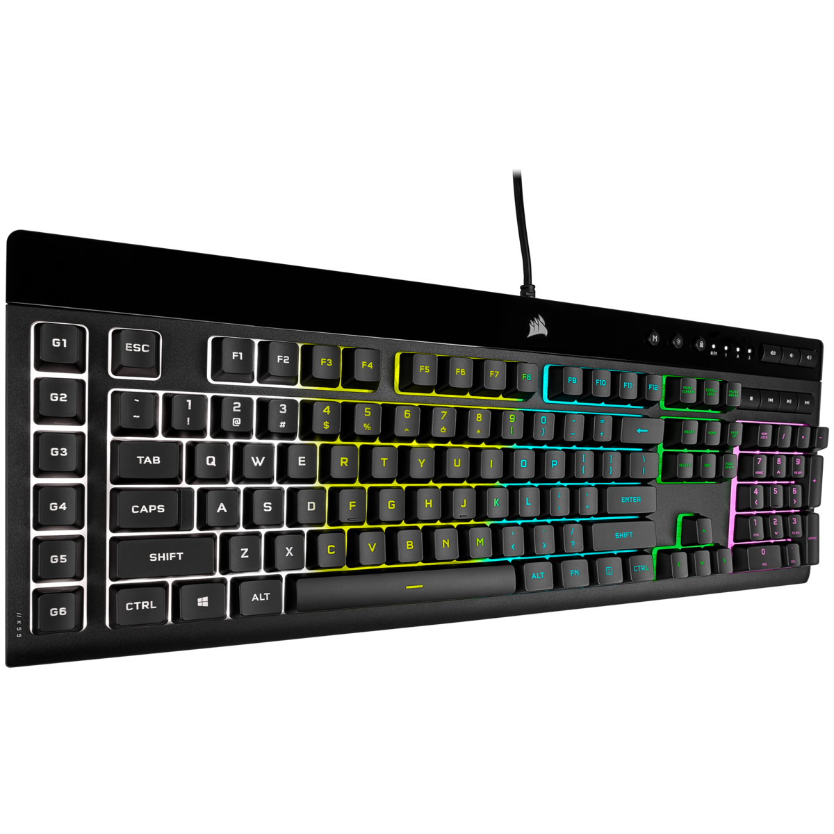 מקלדת גיימינג Corsair K55 RGB PRO