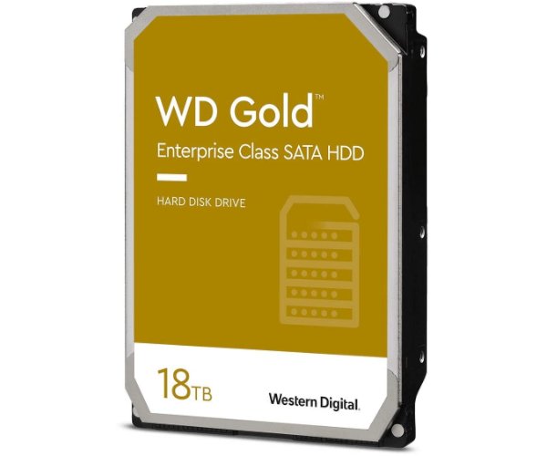 דיסק קשיח WesternDigital 18TB Gold 7200RPM