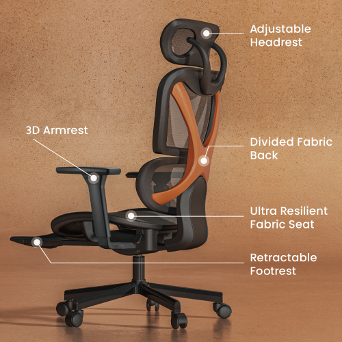 כיסא Lumi SpineX Ergonomic Office