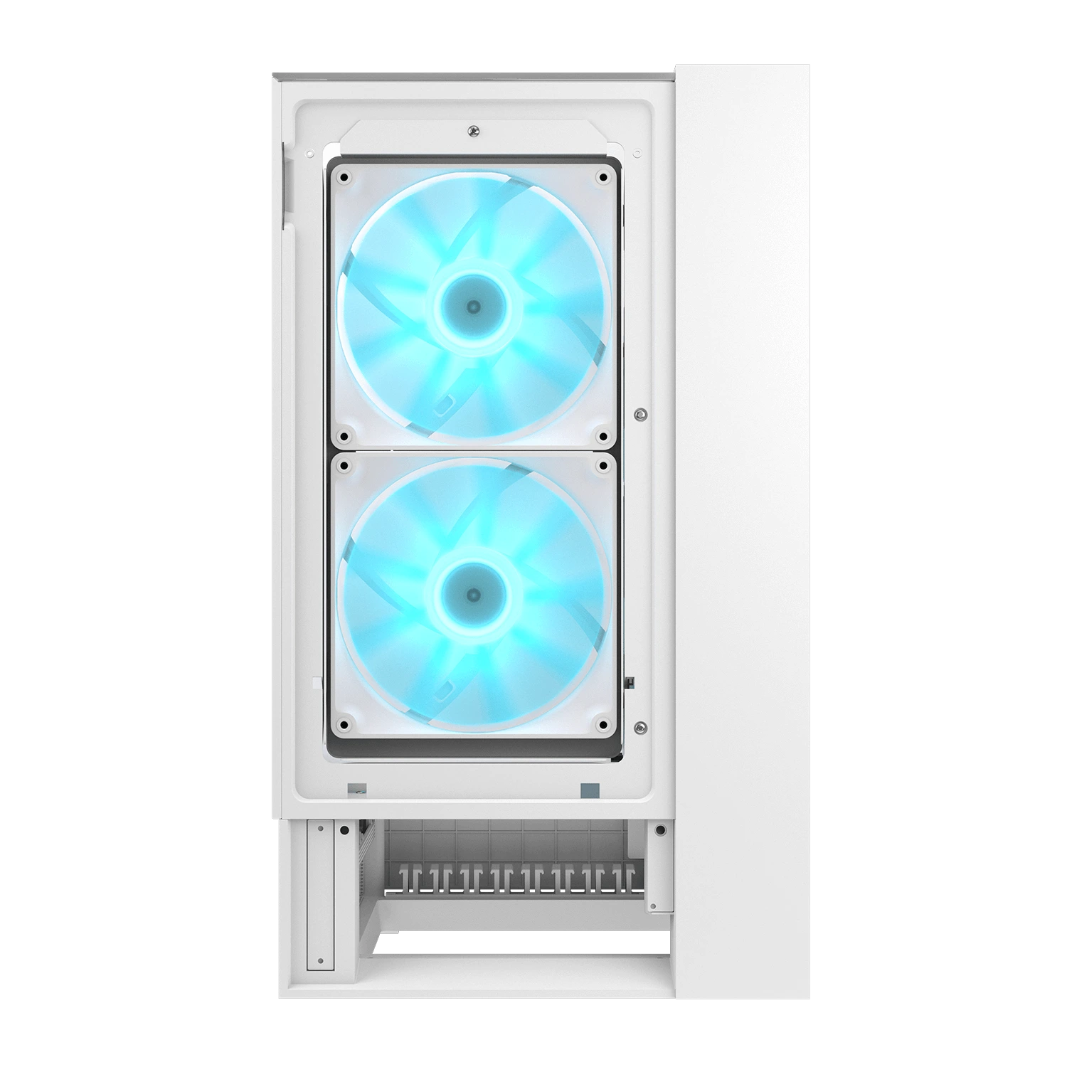 מארז לבן Cougar OMNYX Black ARGB White
