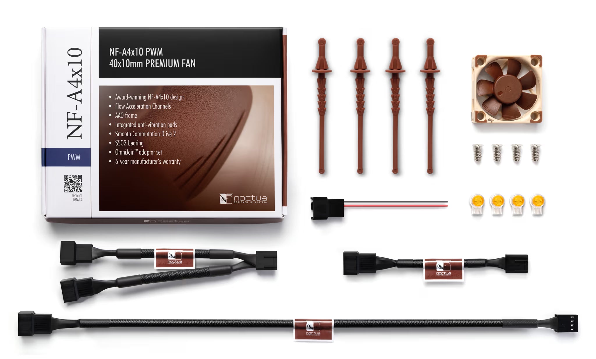 מאוורר למארז Noctua NF-A4X10-PWM