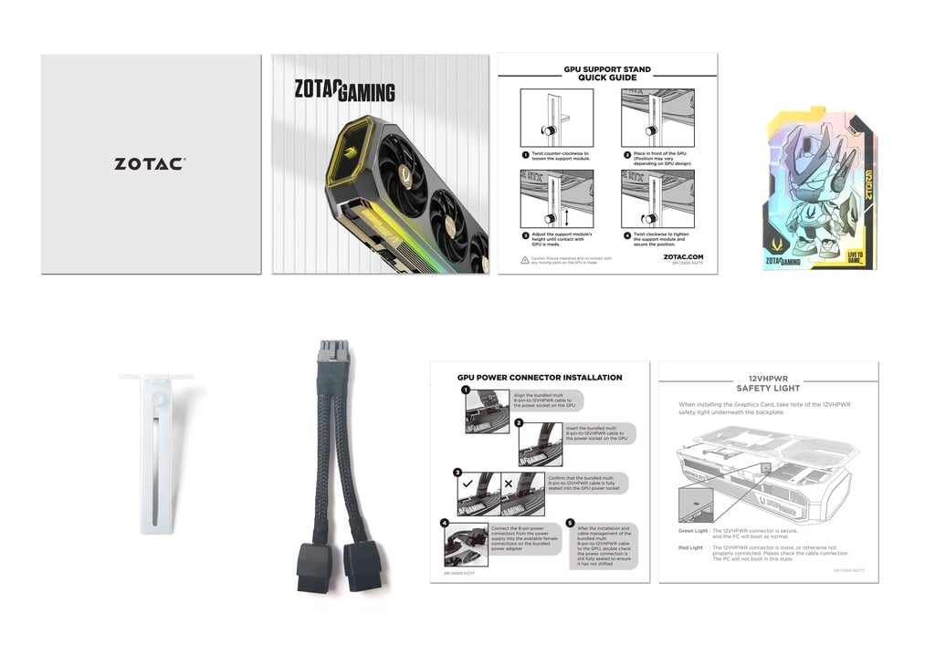 כרטיס מסך לבן Zotac GeForce RTX 5070 12G AMP White Edition