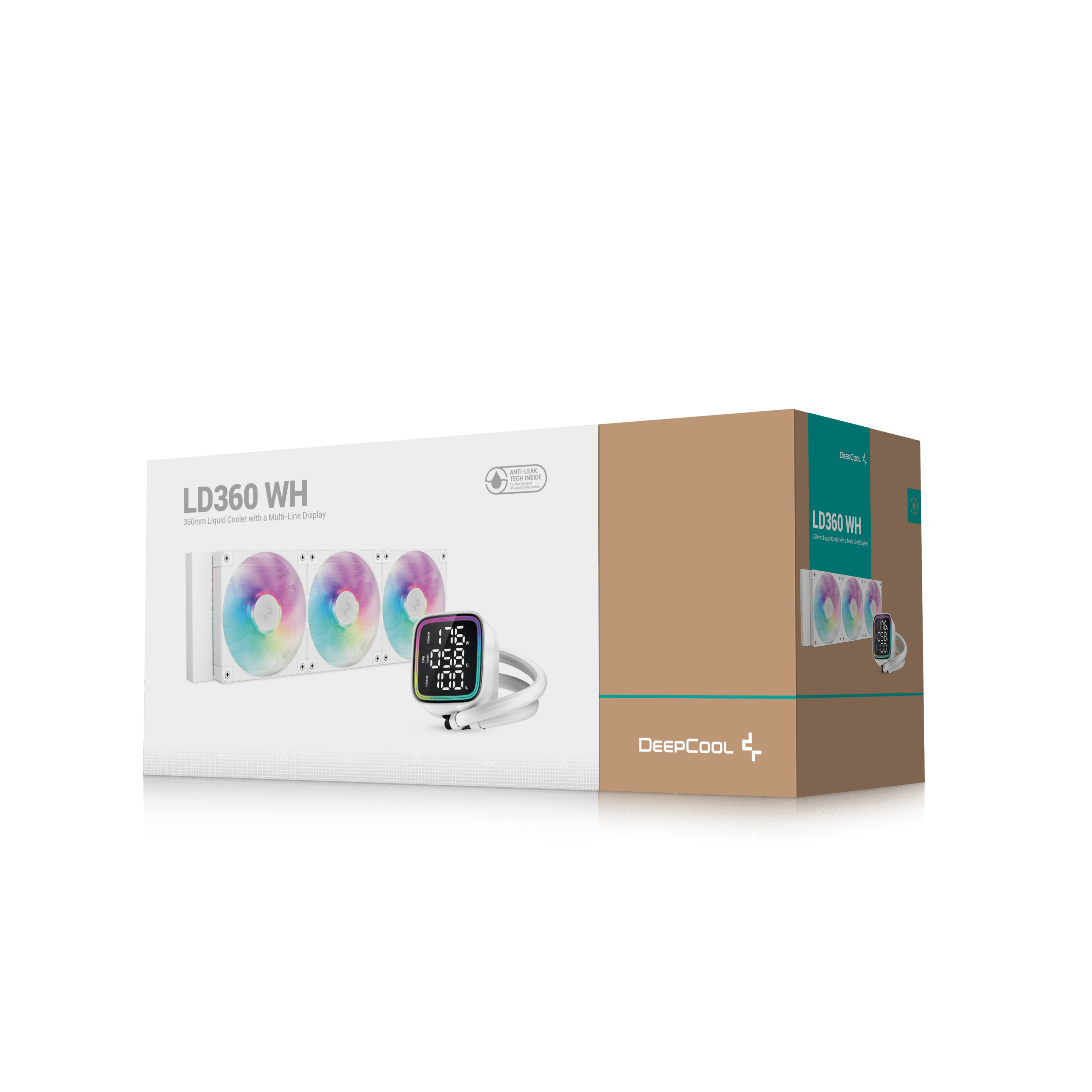 קירור נוזלי לבן DeepCool LD360 ARGB 360mm