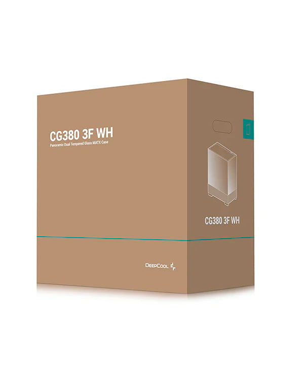 מארז לבן DeepCool CG380 3F White