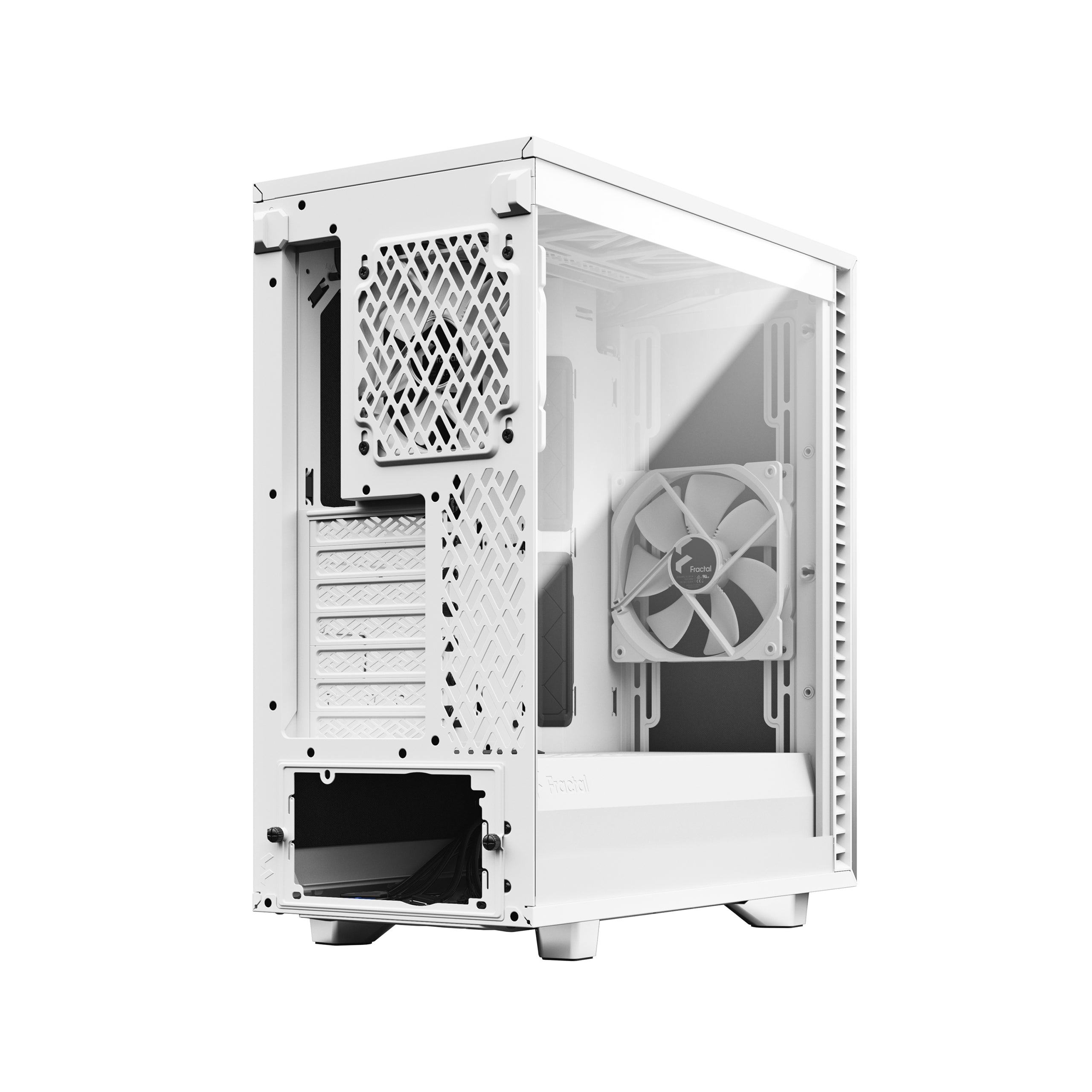 מארז לבן Fractal Design Define 7 Compact White Clear