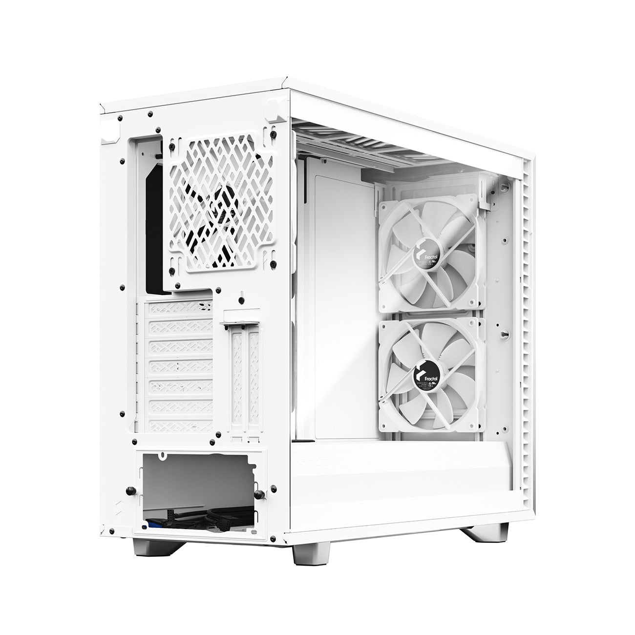 מארז לבן Fractal Design Define 7 White Clear