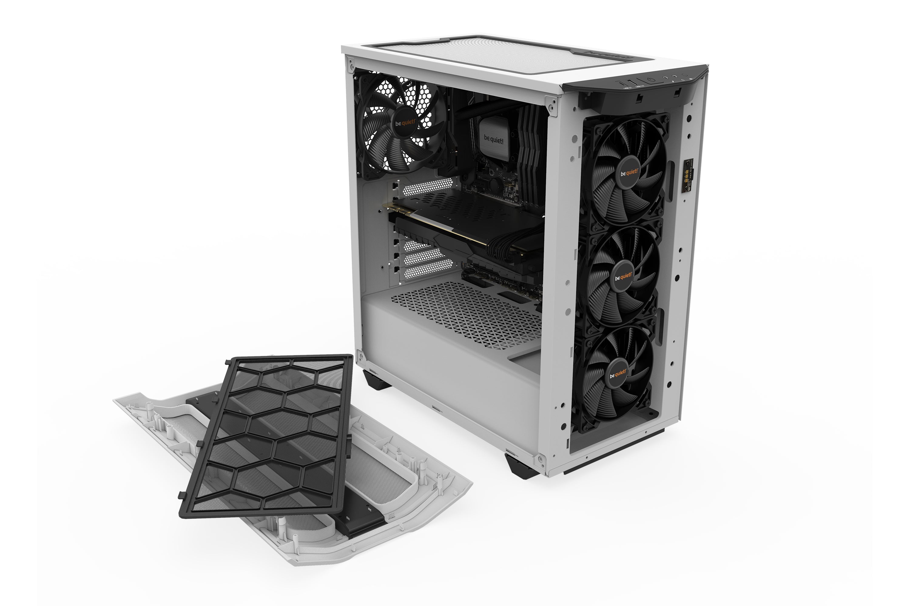 מארז לבן be quiet! PURE BASE 500DX ARGB White