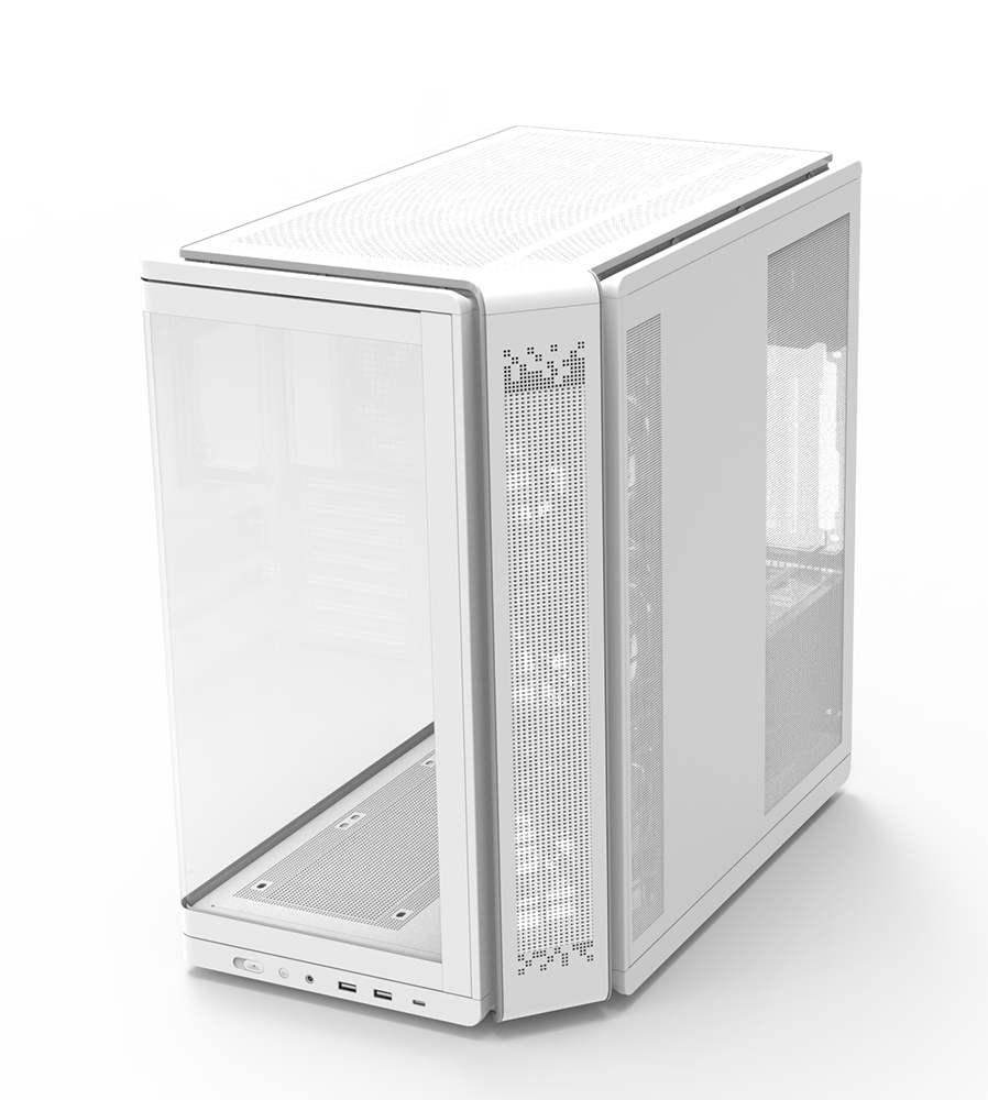 מארז לבן Zalman P60 RGB White