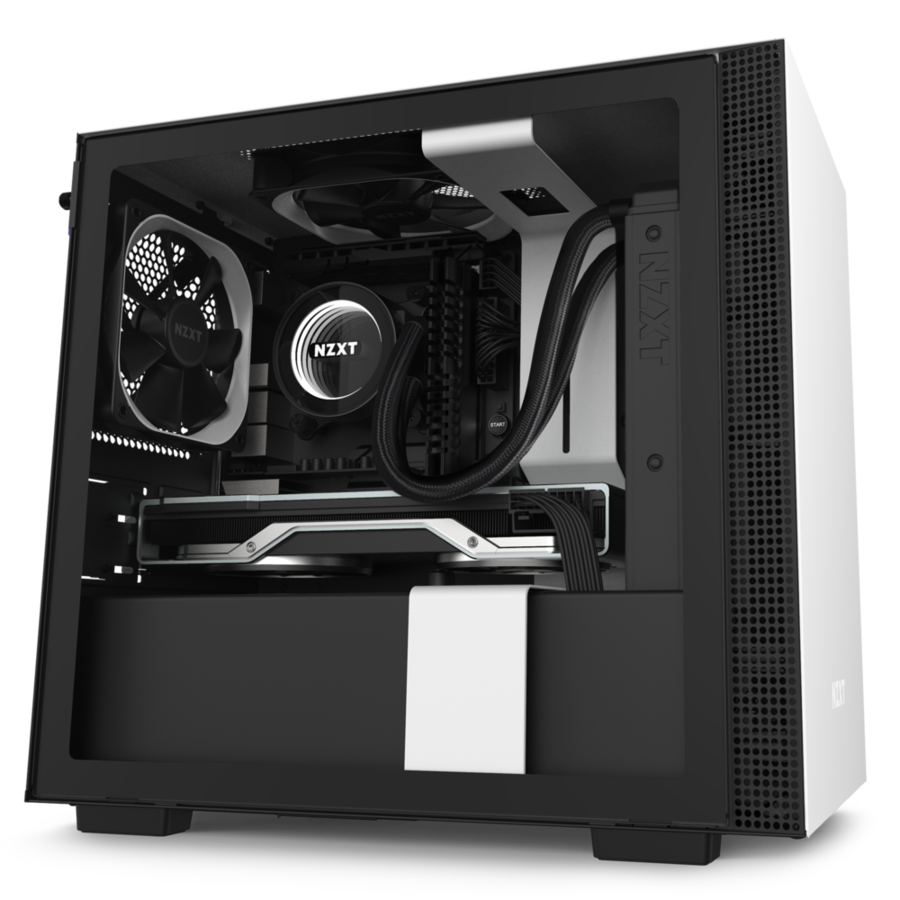 מארז בצתב NZXT H210 Matte White