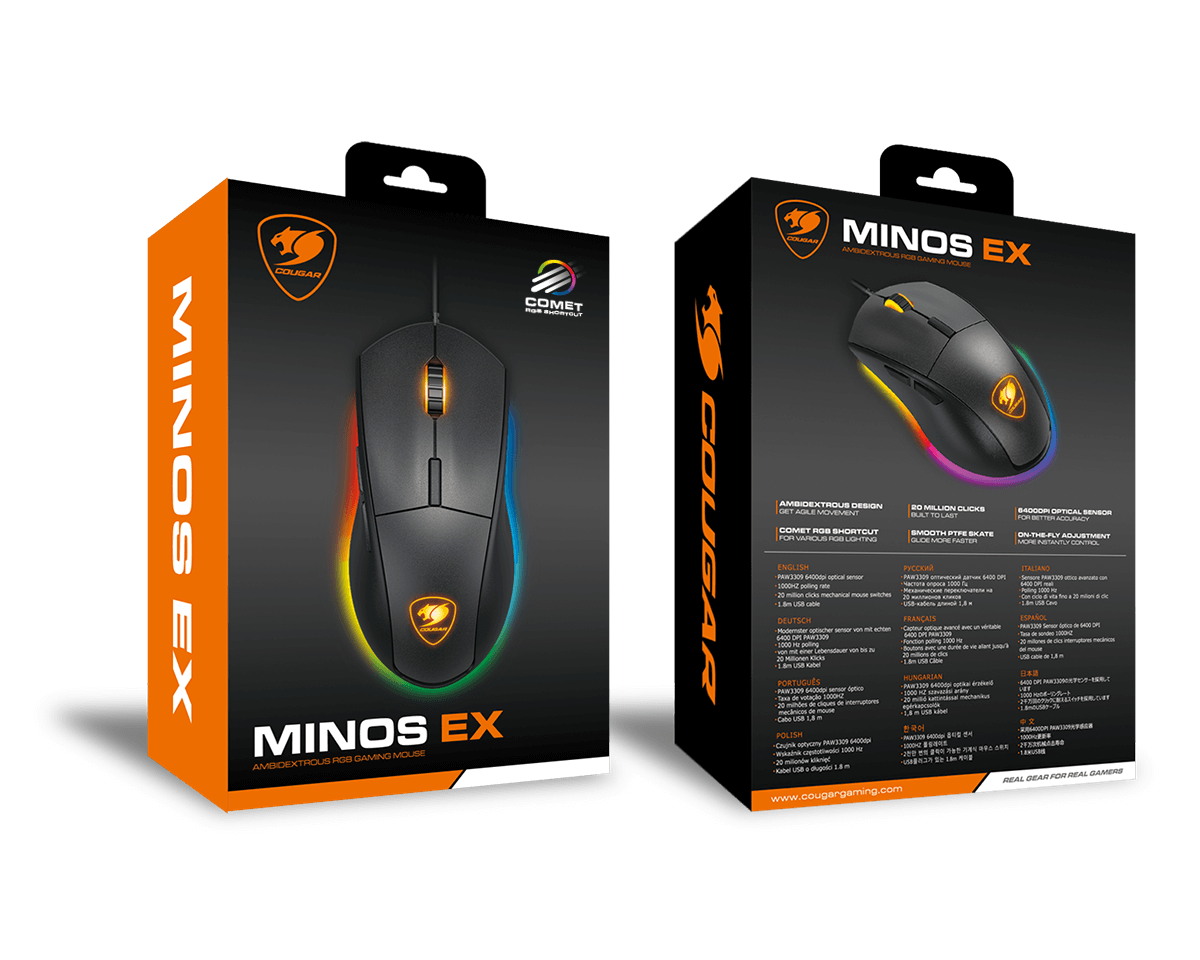 עכבר גיימינג Cougar MINOS EX