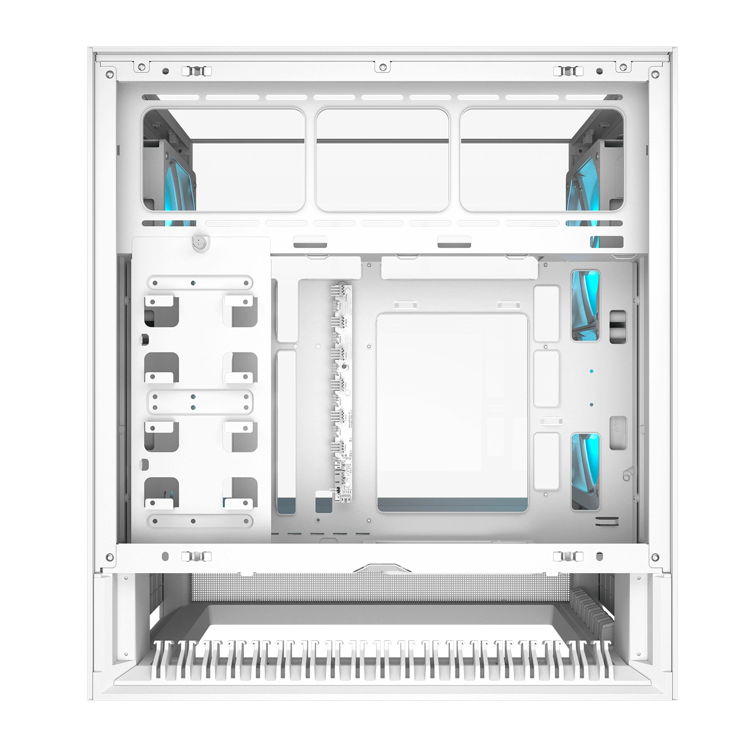 מארז לבן Cougar OMNYX Black ARGB White