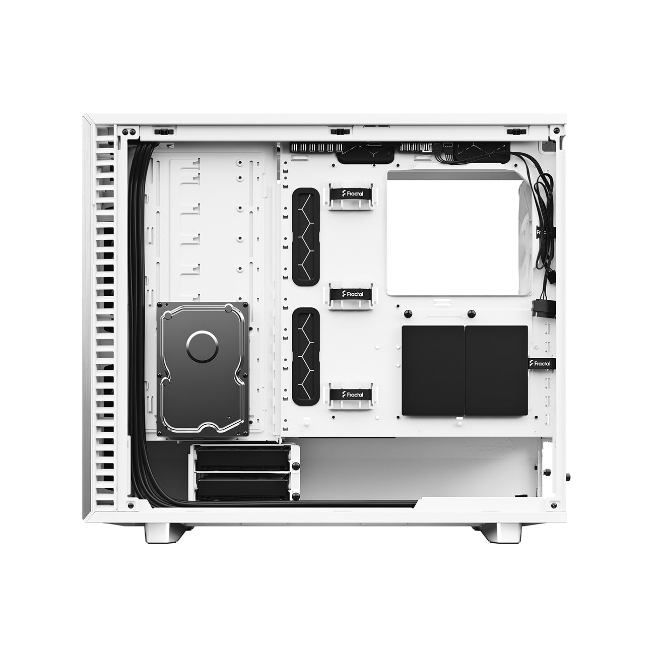 מארז לבן Fractal Design Define 7 White Clear