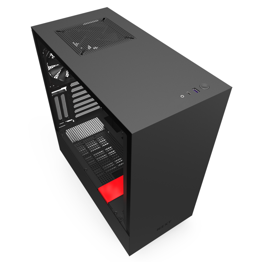 מארז NZXT H510i Matte Red