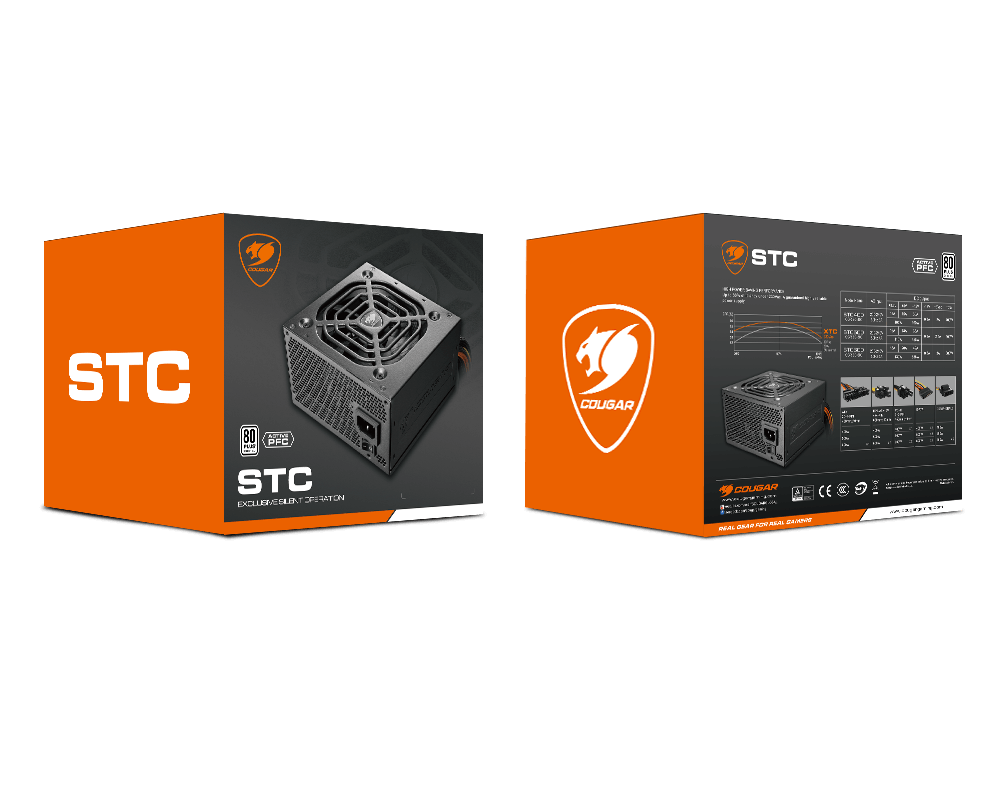 ספק כוח Cougar 650W 80 Plus