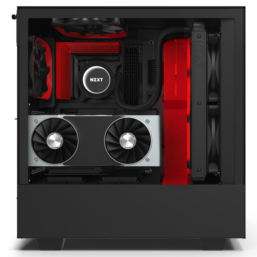 מארז NZXT H510i Matte Red