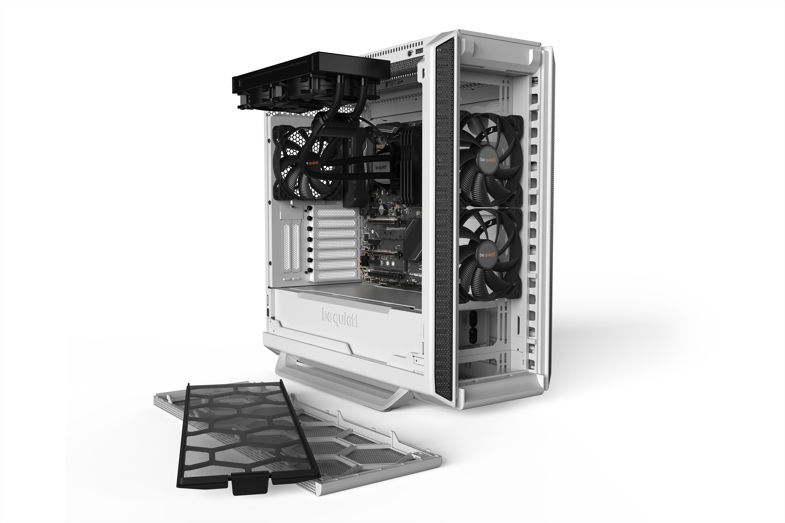 מארז לבן be quiet! SILENT BASE 802 Window White