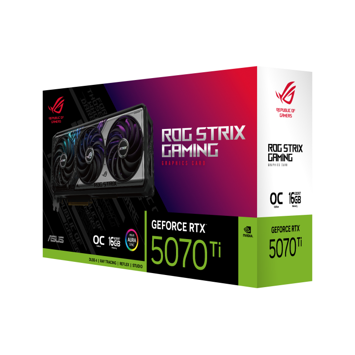 כרטיס מסך ASUS ROG Strix GeForce RTX 5070 Ti 16G OC