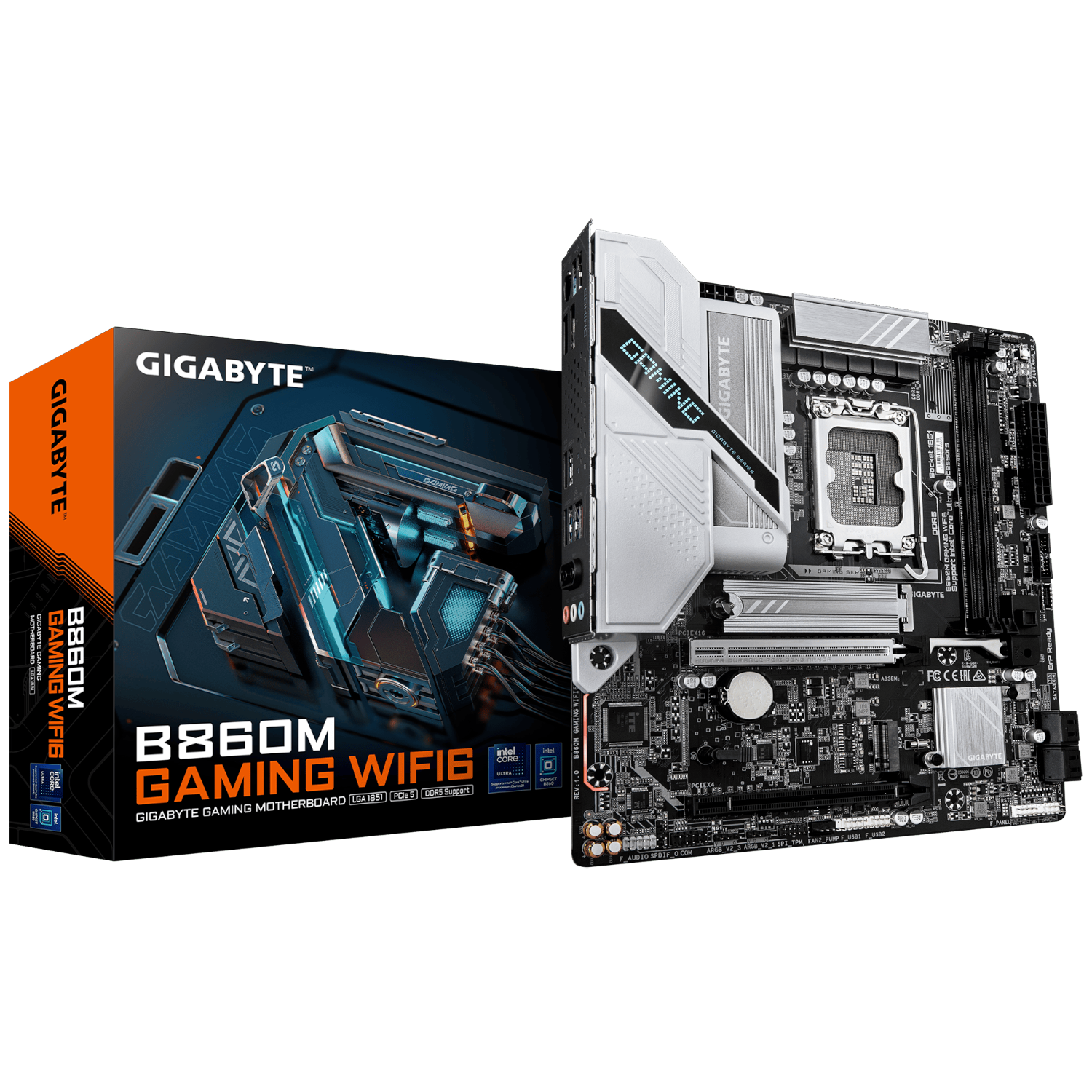 לוח אם Gigabyte B860M GAMING WIFI6E