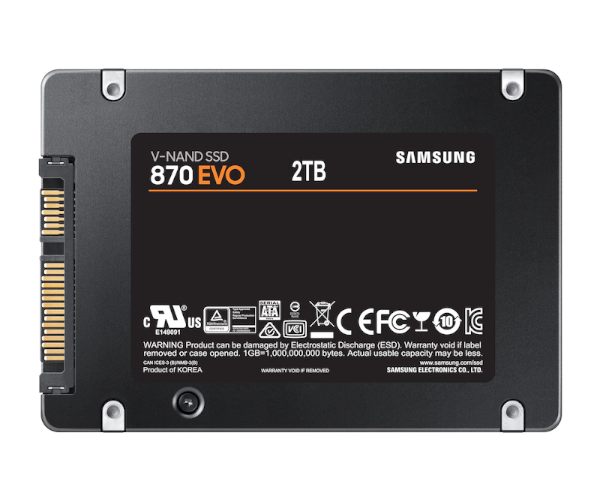 דיסק Samsung EVO 2TB SATA SSD