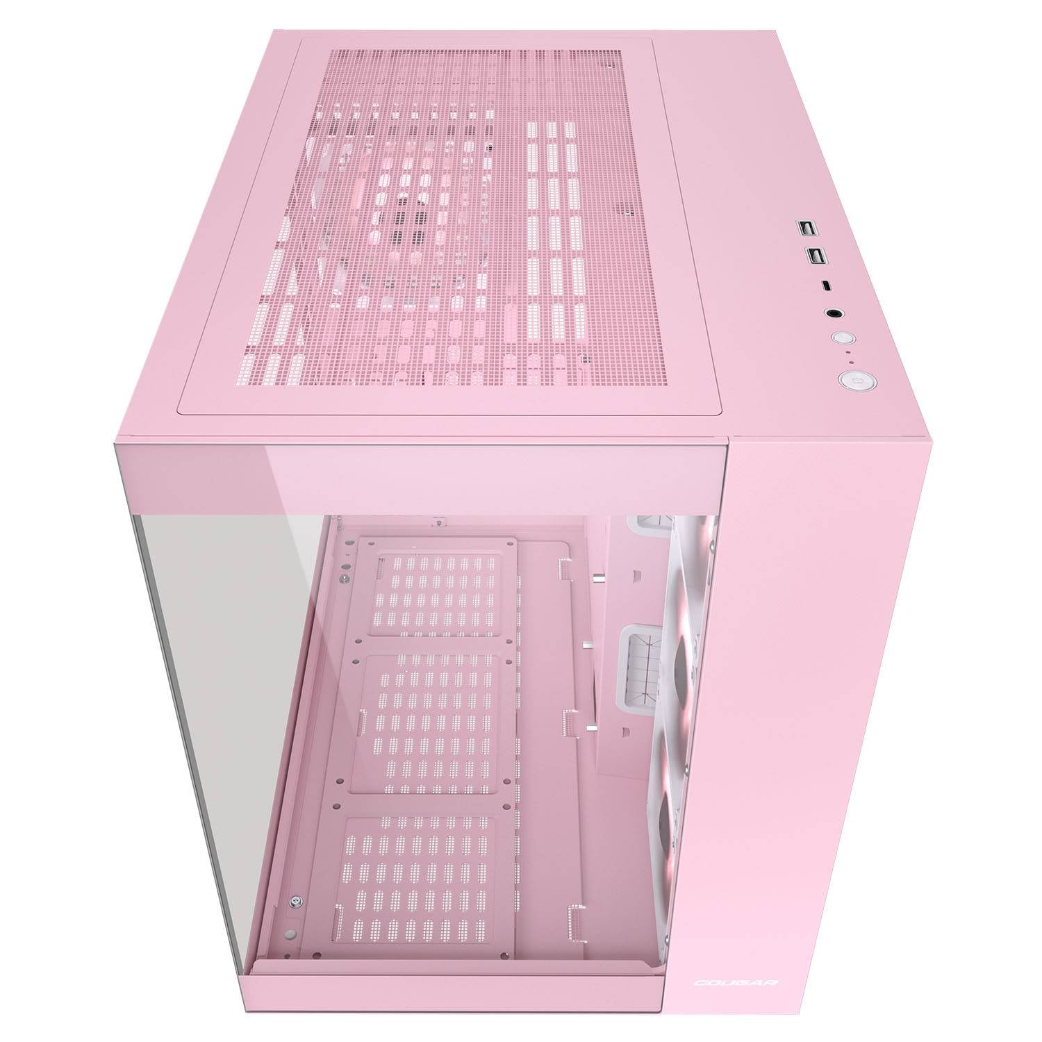 מארז בצבע ורוד Cougar FV150 Mid Tower ARGB