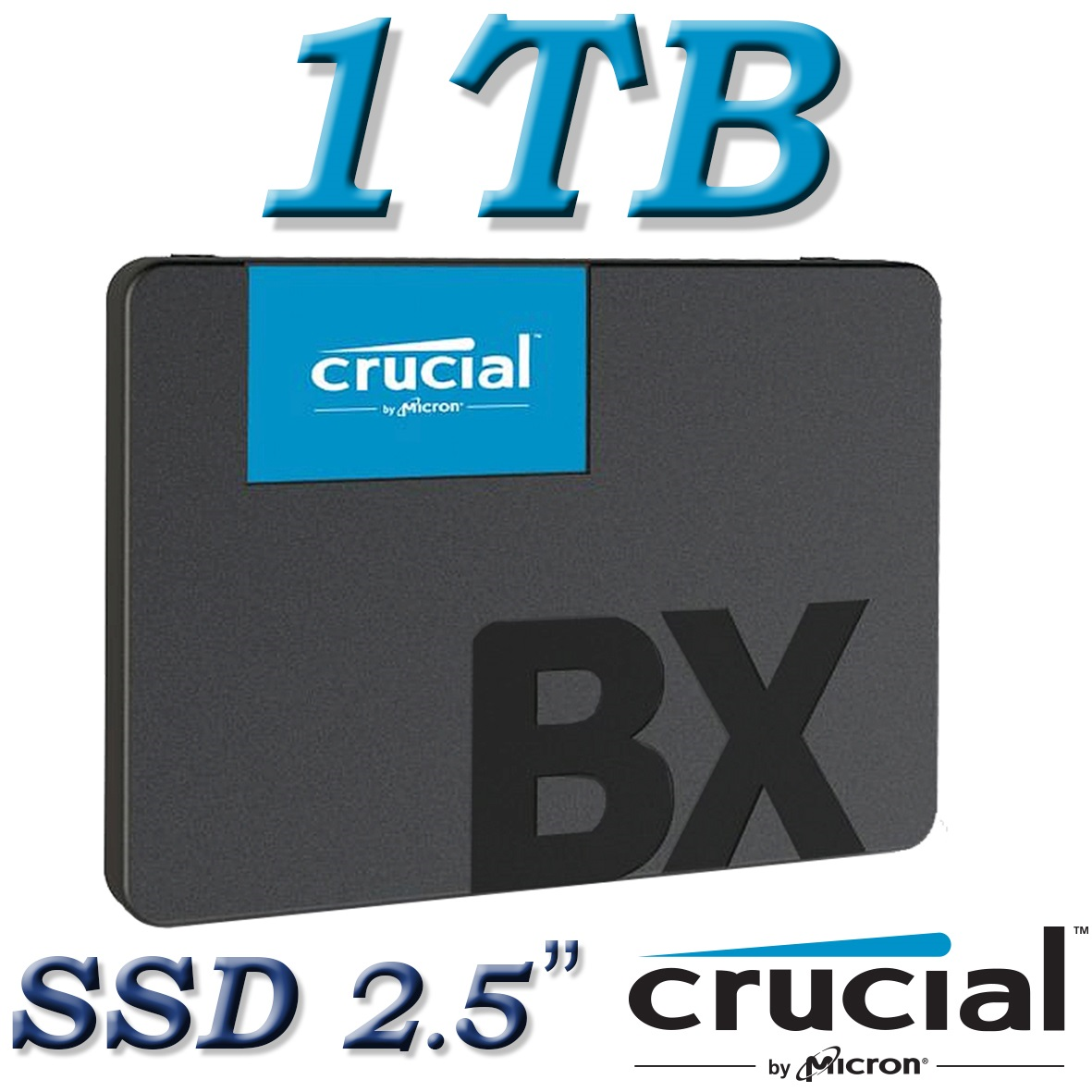 דיסק Crucial BX500 1TB SATA SSD