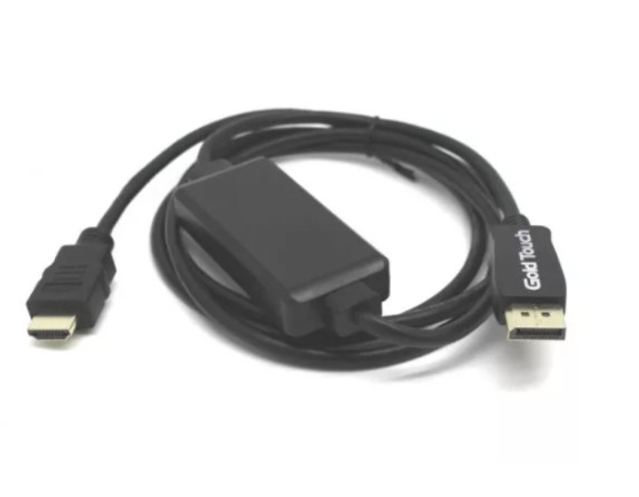 כבל אקטיבי GoldTouch HDMI To Display Port (DP) 1.8M