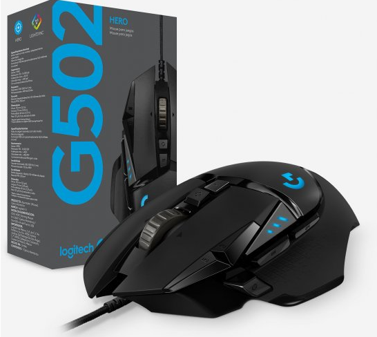 עכבר גיימינג חוטי Logitech G502 Hero